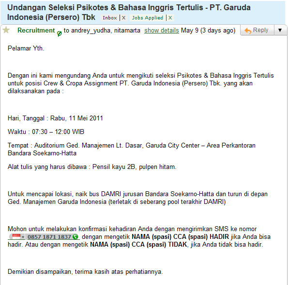 Contoh Email Reschedule Interview - Contoh Fore